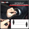 4PCS Instrument Cluster Removal Pulling Hooks Tool & Pry Bar