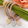 SILANER Crystal Charms Multilayer Bracelets - 3PCS Gold/Silver/Rose Gold Corn