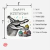 PICTURE THIS PRINTS Snappy Birthday Card, Cute Alligator Birthday Greeting,