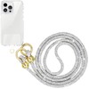 Miewenmogu Crystal Phone Lanyard for Women Sparkling Crossbody Phone Strap
