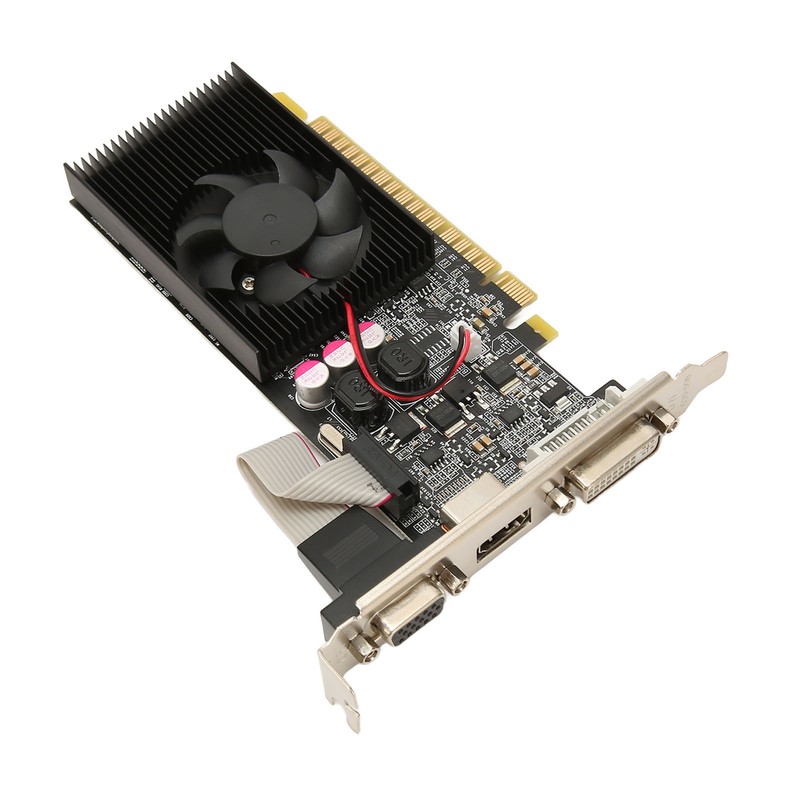 GT610 2G DDR3 64bit Graphics Card with Cooling Fan Support