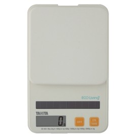タニタ クッキングスケール キッチン はかり ソーラー 2kg 1g単位 オレンジ SD-004 OR