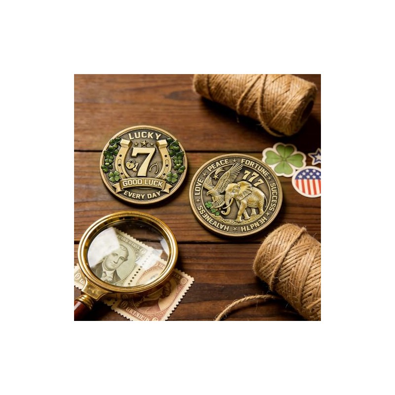 Lucky Charms Good Luck Charms Coin for Lottery Scratcher, Lucky