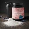 Creatina Glutamina 1 Kg Flamish Pre Entreno 50servicios Mora Azul