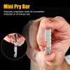 EDC Crowbar Portable Titanium Key Chain Pry Bar Multitool Wrench