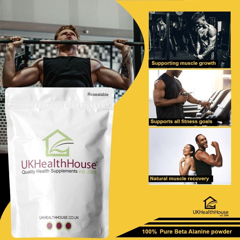 Pure Beta Alanine Powder 250g Pre Workout Muscle Pump Supplement