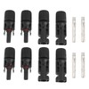 10 Sets Solar Panel Cable Connectors Waterproof Dustproof UV Resistant