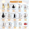mxuteuk 502 Pcs Computer Screw Kit Motherboard Laptop Case Fan