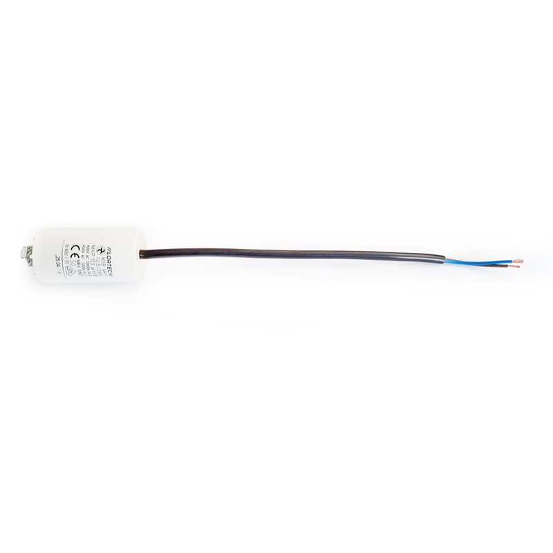 LORTECH Motor Capacitor Permanent 12.5µF 450V with Cable