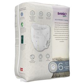 Bambo Nature Hypoallergenic Training Pants, Eco-Labeled Training Pants, Totally Chlorine-Free, Skin Friendly - Size 6 (57 Count)