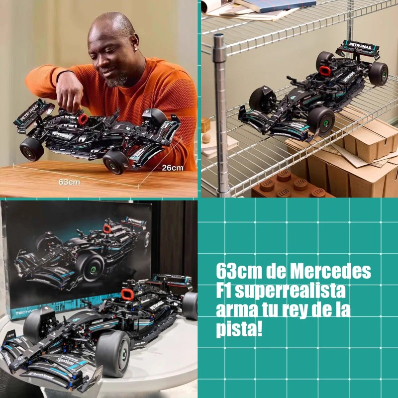 Juego De Bloques Construcción Deportivos F1 Y Carreras 1:8 1642