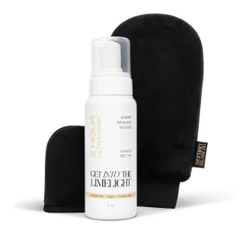 Get Into The Limelight 2 Hour Ultra Dark Starter Pack: 2 Hour Ultra Dark Sunless Tanning Mousse + Applicator Mitts