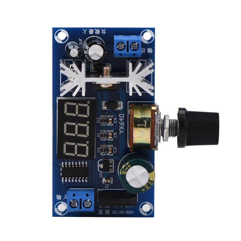 LM317 Adjustable Voltage Regulator Power Supply Board Digital Voltage Display