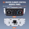 599-141 AC Heater Climate Control Switch Panel Module Compatible with