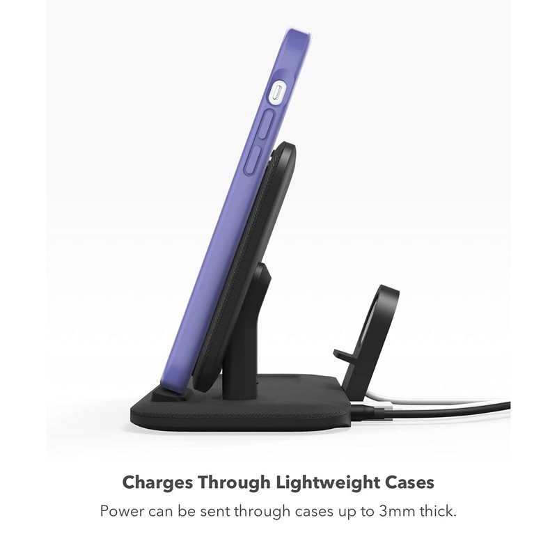 ZAGG mophie wireless charging stand+ (Black - UK Plug)
