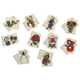 Unbranded 10 Vintage Vending Machine Temporary Tattoos NOS Bright Beautiful Colors