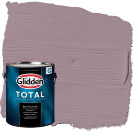 Glidden Total Interior Wall Paint & Primer All-in-One, Gothic Amethyst/Purple, Eggshell, 1 Gallon