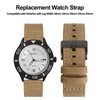 WOCCI 24mm Watch Band, Sailcloth Fabric, Quick Release, Replacement Strap,