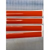 orange 4-Bobcat S130 Orange Stripes Decal Sticker Skid Ster 751 753 763 773 7753