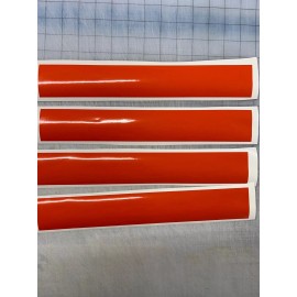 orange 4-Bobcat S130 Orange Stripes Decal Sticker Skid Ster 751 753 763 773 7753