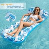 Jasonwell Inflatable Pool Float Lounge - 2 Pack Floaties Rafts