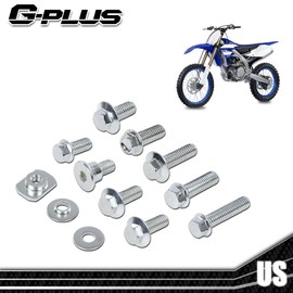 G-PLUS Body Bolt Kit plastic fender Compatible with Yamaha YZF 250 450 YZ250F 450FYZ250F YZ450F