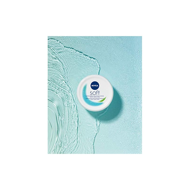 NIVEA Soft erfrischende Feuchtigkeitscreme (1.7 fl oz), pflegende Soft Creme
