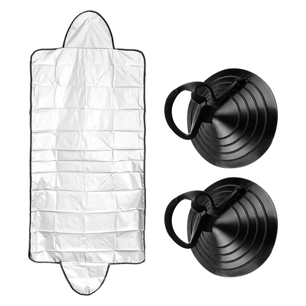 GLADFRESIT Windscreen Cover Car Windshields Sunshade Wiper Visor Frost Protector