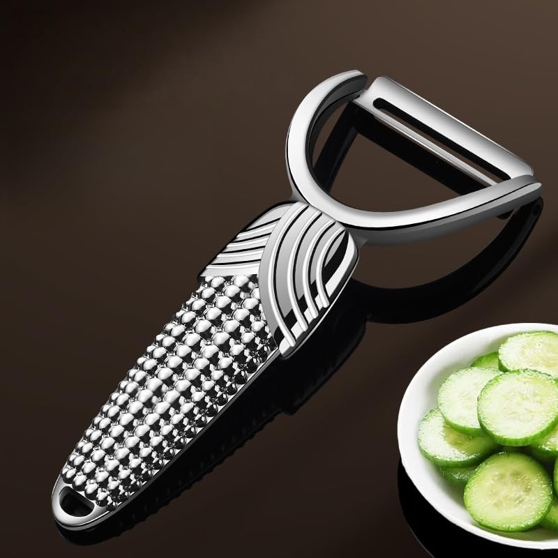 Huakai Swivel Vegetable Peeler, Widened Handle and Ultra Sharp Stainless
