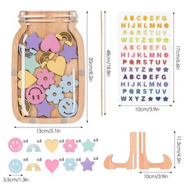 Kids Reward Jar & Tokens, Children Behaviour Incentive Jar Set for Daily Chores, Incentive Good Behavior Collect Jar for boys & girls, Preschool children Reward Chart