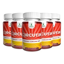 Kit De 5 Curcuyin Tumeric Curcuma Sabor Sin Sabor                                                                                                     