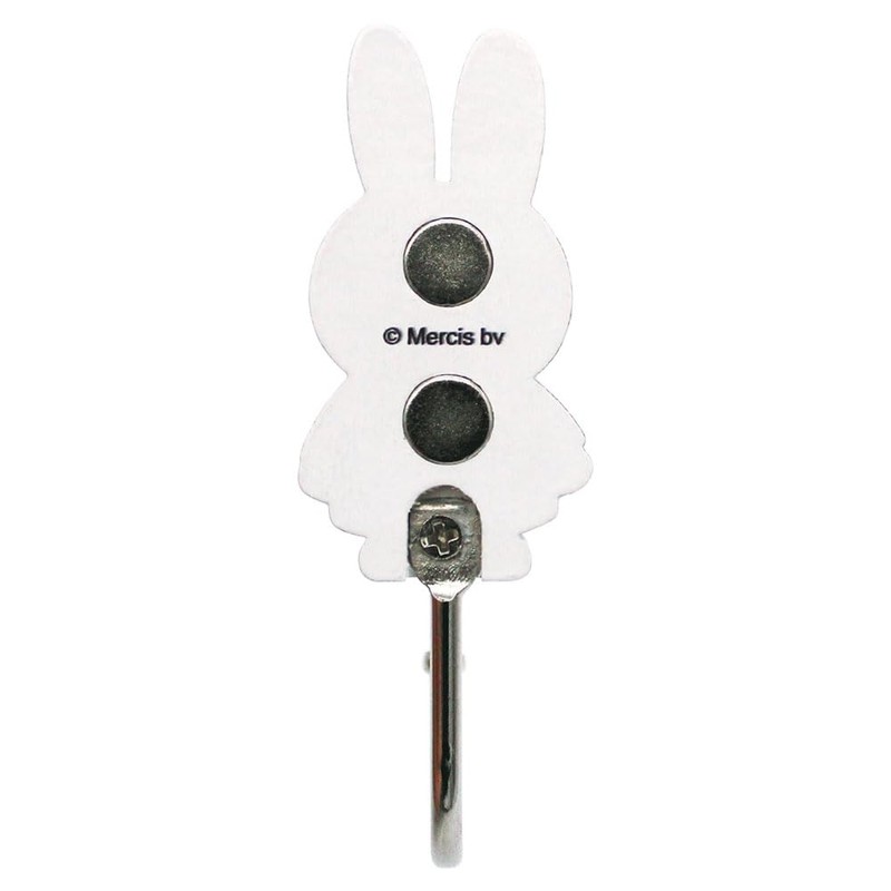 Tees Factory MF-5545199LG Miffy Magnetic Hook, Light Gray, 3.2 x