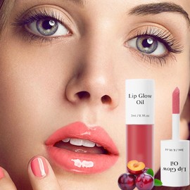 Tinted Lip Oil | Nourishing Tinted Natural Lip Gloss | Women Accessory for Day Home School Date Offices Travel Wedding Event Party Fall Spring Winter