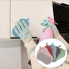 6PCS Reusable Sponges Kitchen Double-Side Microfiber Sponge Non Scratch Microfiber