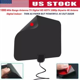 2020 NEWEST HDTV ANTENNA BEST 1000 MILE LONG RANGE LESOOM INDOOR TV DIGITAL 4K