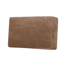 H.VERSAILTEX Velvet Stretch Individual Couch Cushion Cover Plush Slipcover for Loveseat Sofa Seat Furniture Protector Cover (1 Piece Loveseat Cushion Cover, Camel)