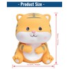 Tissting Tiger Piggy Bank, Resin Coin Storage Pot Anti-Slip Decorative