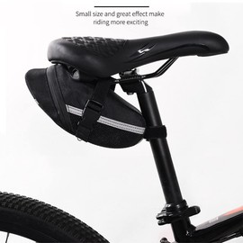 Roysmart Saddle Bag, Bicycle Seat Bag, Waterproof Frame Bag, Bicycle Bag, Top Tube Bag, Aero Wedge Pack Bag for Mountain Bikes, Bicycles and Road Bikes