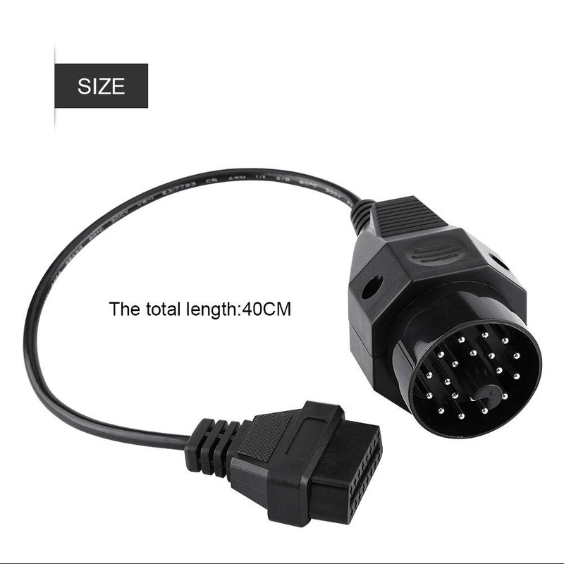BOROCO 20 Pin to 16 Pin OBD2 Adapter Plug Scanner