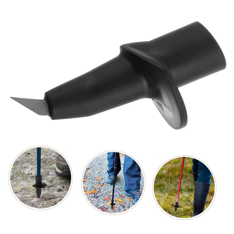 Mipcase Carbon Fiber Hiking Stick Tip Replacement Cane Tips for