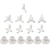 15pcs White Canopy Replacement Spare Parts, Fitting for 10'x20' Outdoor