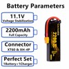 Cecicebb 11.1V 2200mAh 3S Lipo Battery XT60 Plug for RC