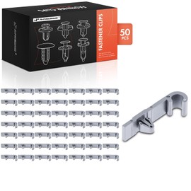 A-Premium 50PCS Nylon Windshield Washer Hose Retainer Clips Compatible with Honda Civic 1988-1995, Accord 1988-2002, Pilot 2003-2007, Odyssey 1995-2001, Prelude 1988-1996 & Acura MDX, TL, Legend