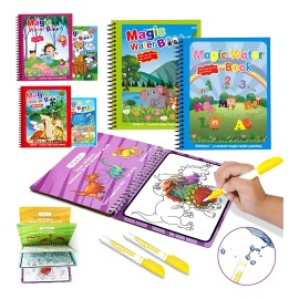 2pcs Pizarrón Mágico Libro Dibujo Agua Doodle Niños Regalos