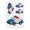4 x 'Toy Police Car' Temporary Tattoos - Water Resistant,