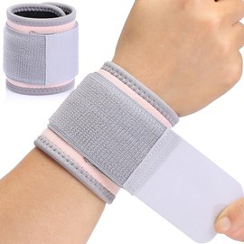 AMYONE- Muñequera, paquete de 2 muñequeras para el túnel carpiano y alivio del dolor, soporte ajustable para yoga, fitness, deportes y levantamiento d