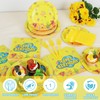 YMDOBIGER Yellow Cartoon Party Supplies Serves 25 - Plates and