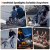 Vanvale Super Bright Rechargeable Spotlight,Handheld Rechargeable LED Flashlight Ultra-Long Standby