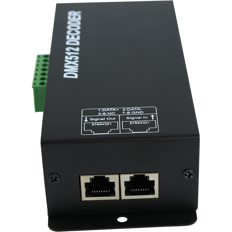 AMKI DMX 512 LED Decoder Controller 4CH Digital Display Decoder,DMX512