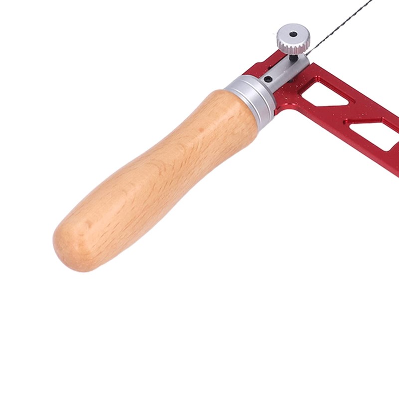 Woodworking Coping Saw, U Shape DIY Handsaw with Wooden Handle